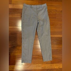 MANGO Mid-rise skinny houndstooth pants